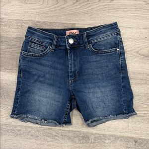 ONLY Blue Denim Casual Shorts